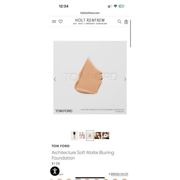 Tom Ford Foundation Shade Basque - Picture 2 of 7